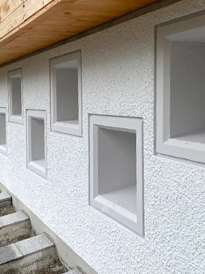 Leistung: Fassaden&shy;gestaltung